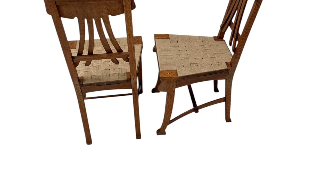 Chambre D'Artisan Chair by Gustave Serrurier-Bovy, 1895